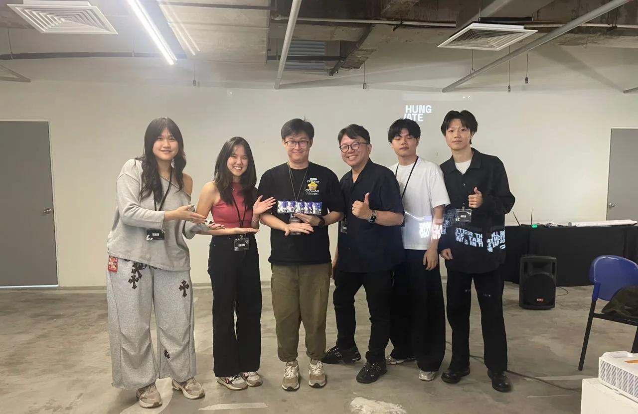 Han Yong at The One Academy higher education curriculum workshop with students and industry participants