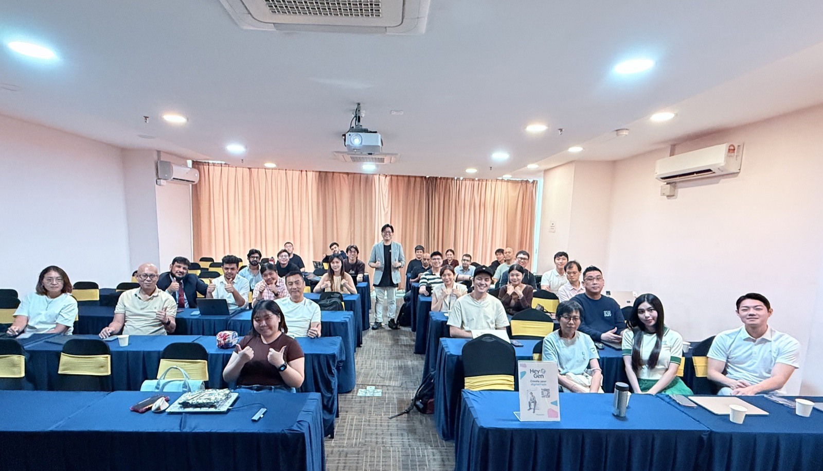 Participants at Malaysia's first HeyGen Community Event