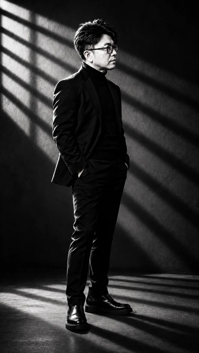 Film noir lighting treatment